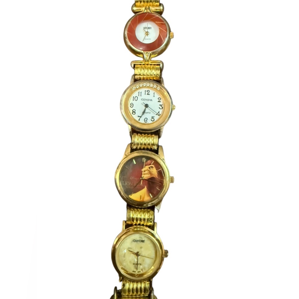 Handmade Unique Watch Purse Strap w/ Gold Accents - Picture 11 of 16